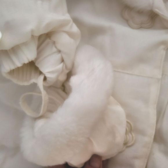 NWT Le Petit Rothschild Hooded Puffer Pram/ Bunting/ Snowsuit Baby Girls - Picture 5 of 9